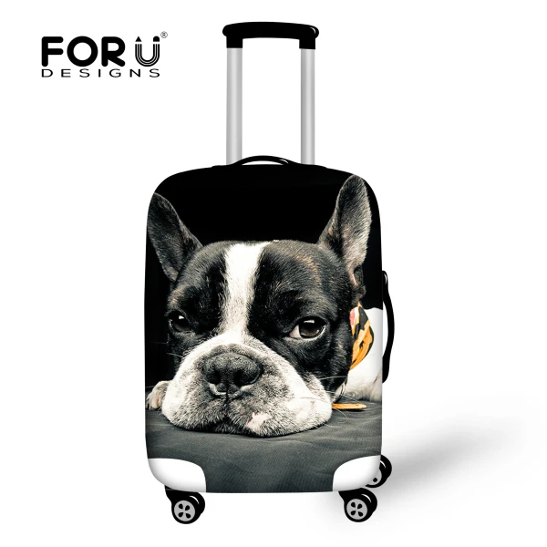 4914 FORUDESIGNS/чехол для багажа с леопардовым принтом для чемодана 18-30 дюймов, эластичные Защитные чехлы для путешествий, водонепроницаемые аксессуары для багажа - Цвет: 4914