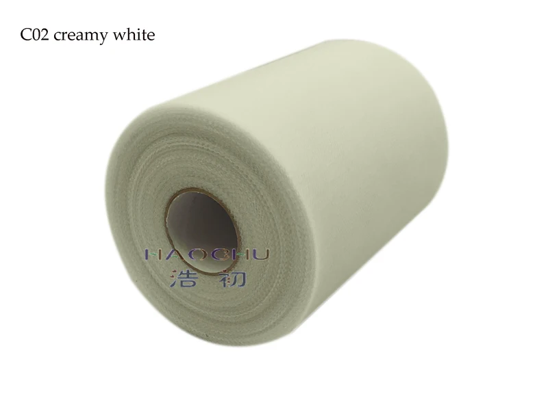 HAOCHU 6 дюймов x100Yard тюль рулон для Свадебные украшения детский душ вечерние DIY юбка пачка платье органза ткань скатерти - Цвет: 2