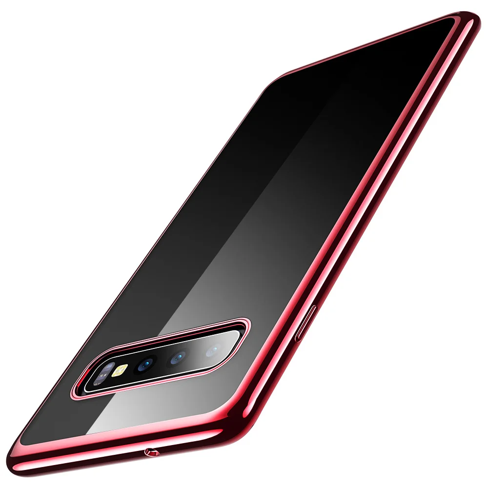 Чехол ESR для samsung Galaxy S10 S10 Plus, мягкий чехол из ТПУ с покрытием, чехол с глянцевым металлическим бампером, задняя крышка для samsung S10 Plus