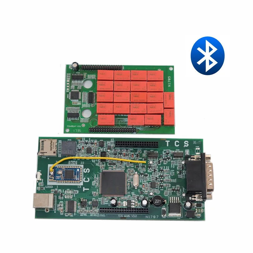 old case bt Multidiag Pro+,1 с keygen V3.0 OBDIICAT-CDP Bluetooth, красный монитор, реле, tcs obd2, сканер для автомобилей, грузовиков, OBDII, диагностический инструмент - Цвет: old case bt