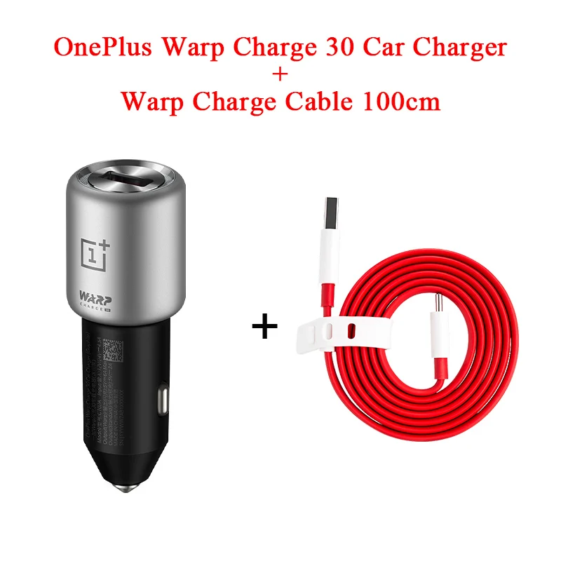 Add Warp 100cm Cable OnePlus Warp Charge 30 автомобильное зарядное устройство EU UK вход 12V 24V 4.5A выход 5V 6A Max для OnePlus 7 Pro - Тип штекера: Add Warp 100cm Cable