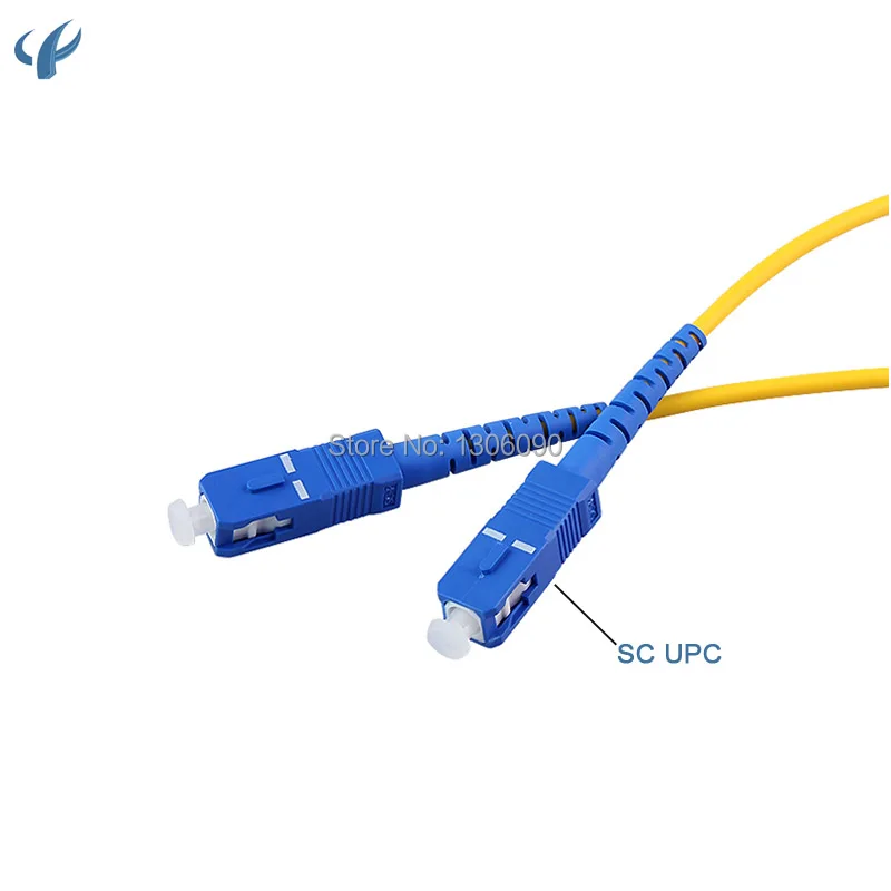 Оптовая цена 100 шт./лот SC UPC Simplex одномодовый 2 м оптоволоконный патч корд высокого
