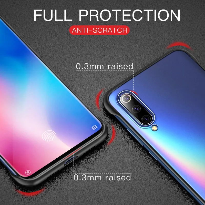 Msvii Mobile Phone Case For Xiaomi Mi 9 Matte Hard Back Cover Anti-fall Screen Protective | Мобильные телефоны и