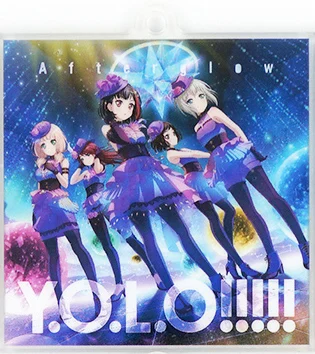 Bang Dream! Roselia Poppin'Party Afterglow Pastel* палитры привет счастливый мир! Аниме игра акриловый брелок - Цвет: 02
