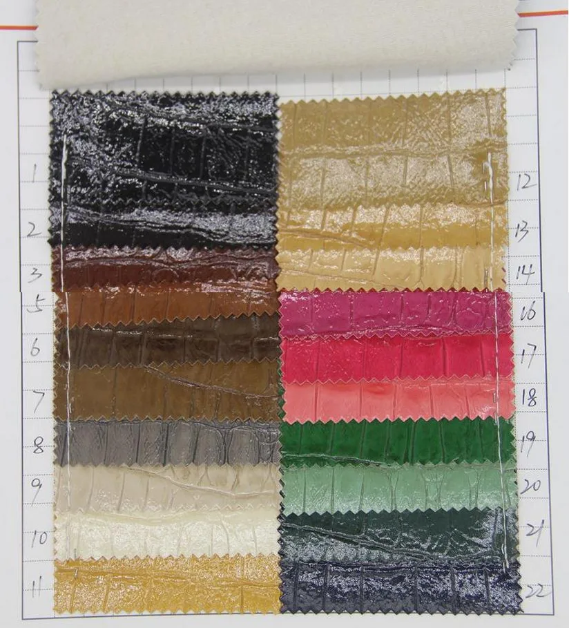 Оптовая продажа с завода дешевая кожа крокодиловой кожи Высококачественная