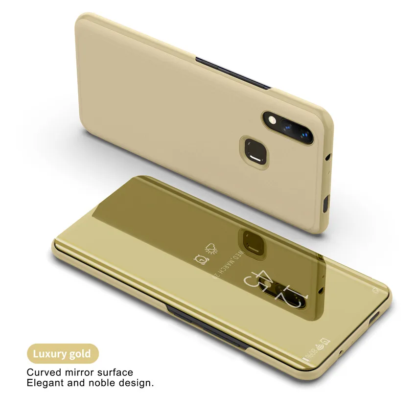 Сенсорный флип-чехол для vivo V9 X20 X21 X23 Y85 Y97 Y71 Y83 Pro X20 Plus NEX роскошное зеркало 360 Полное покрытие для vivo nex x20plus