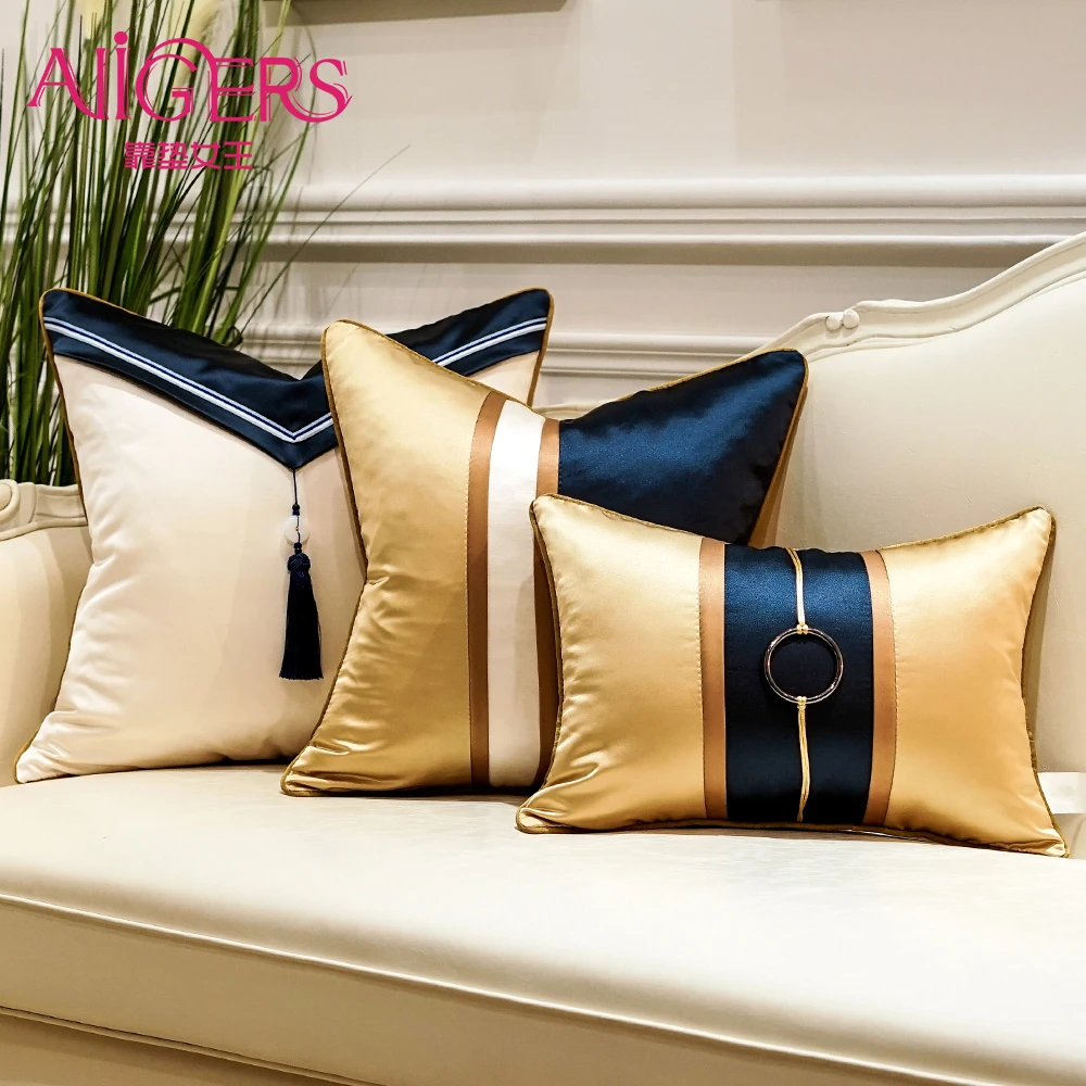 Наволочки Avigers Luxury Patchwork с бахромой для домашнего декора в стиле модерн размером 45 x 50 дюймов.
