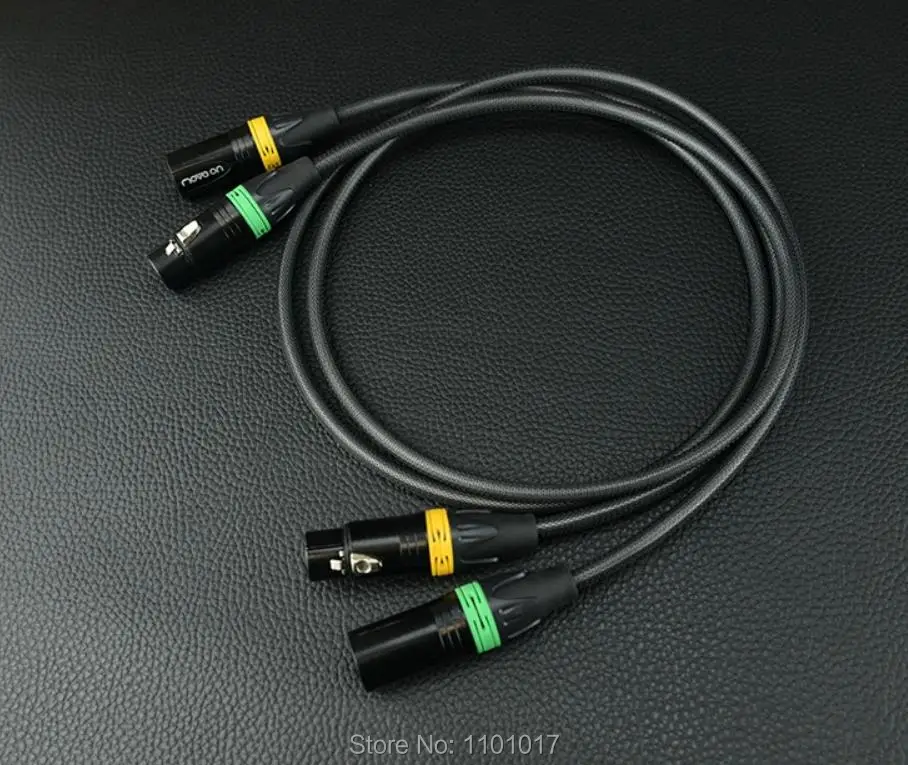 

HiFi EXQUIS MPS E-200X XLR 2N OFC 99.997% Silver Plated 5.5mm XLR balanced Audio Signal Cable E-200X