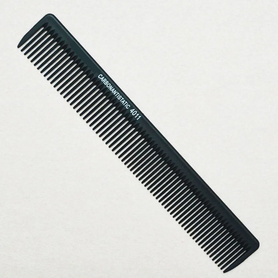 Черный режущий гребень термостойкий парикмахерский мастер Парикмахерская для