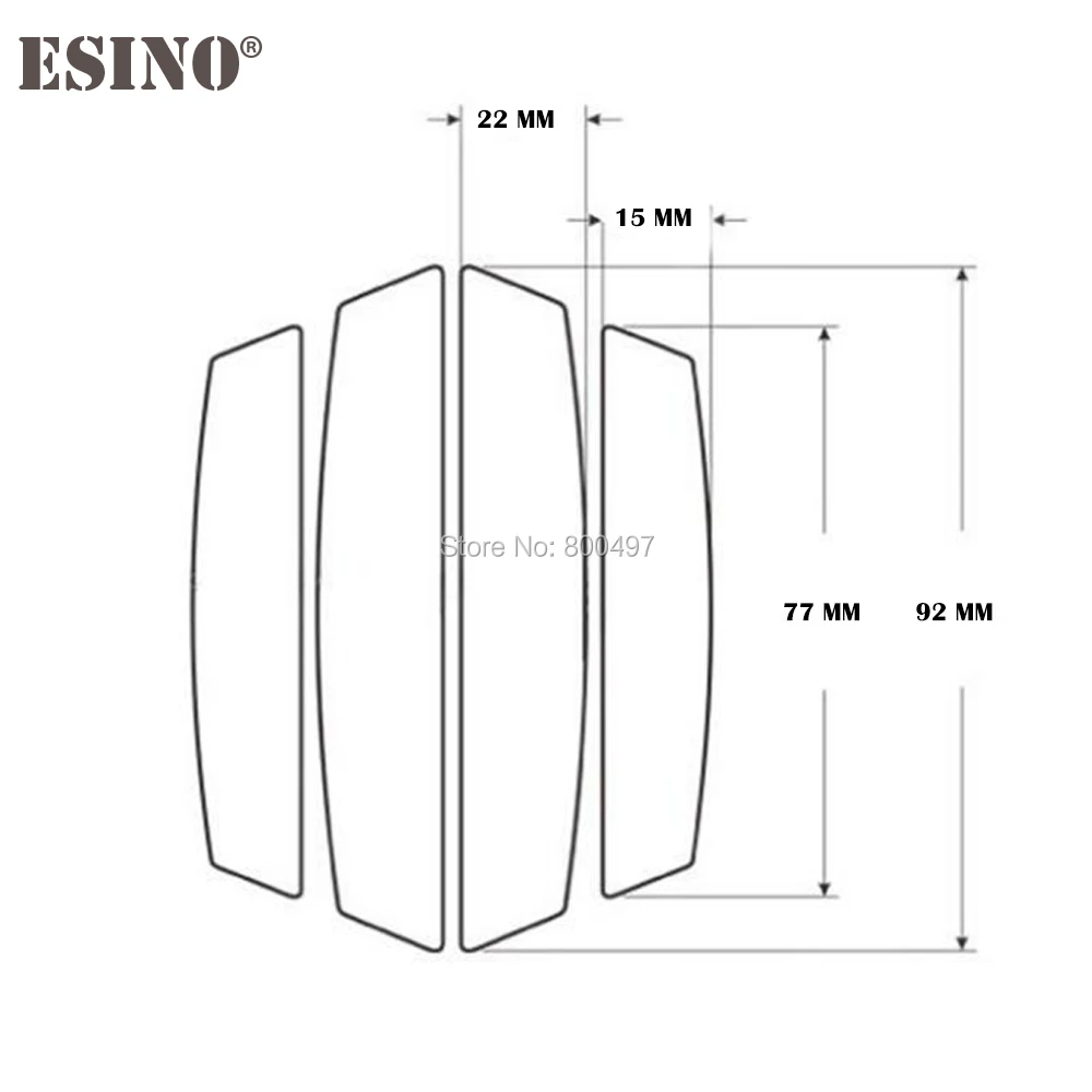 4 х Автомобильный Стайлинг Карбон край двери протектор полосы анти столкновения