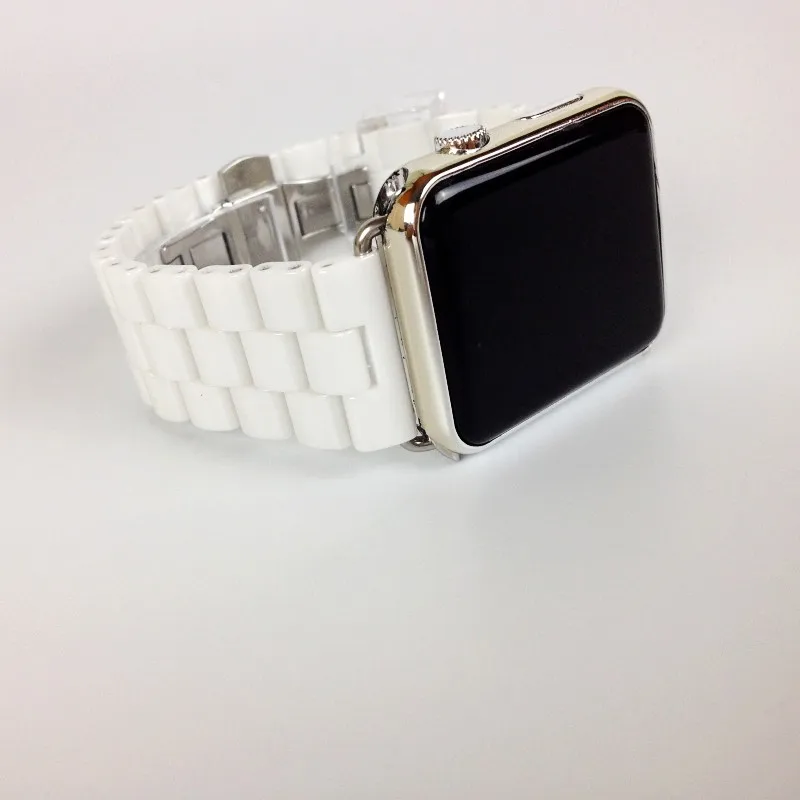 Керамический ремешок для часов Apple Watch 5/4 40 мм 44 мм браслет застежка ремешок 38 мм/42 мм для iwatch серии 5 серии 4/3 сменный ремешок