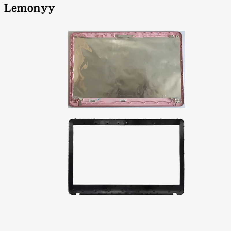 Pink cover and B Для SONY VAIO SVF152C29V SVF153A1QT SVF152100C SVF1521Q1RW ЖК-верхняя крышка/ЖК-передняя рамка без прикосновения/петли крышки - Цвет: Pink cover and B