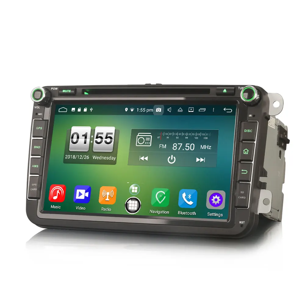 Автомобильный DVD мультимедийный GPS радиоприемник 8 дюймов Android 1 для Skoda Roomster 2003 2015
