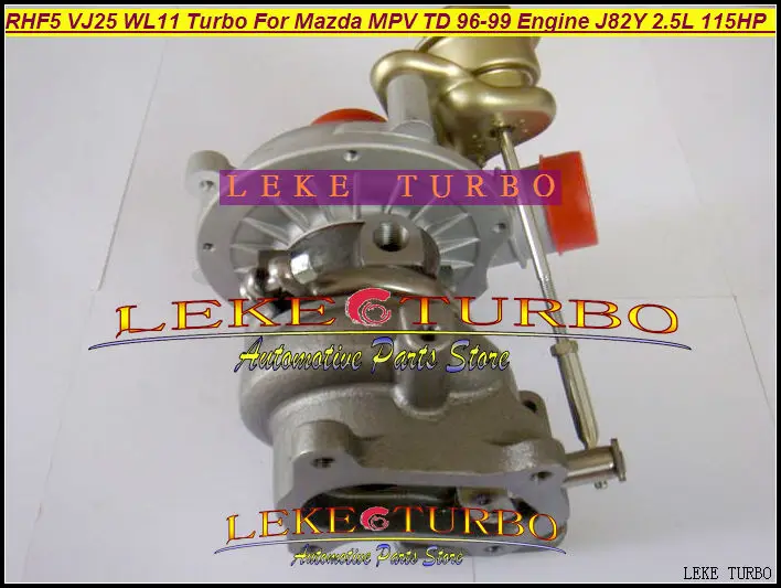 RHF5 VJ25 WL11 WL1113700 VA430012 VB430012 Turbo охлажденный Турбокомпрессор Для Mazda B2500 MPV 1996 1999 J82Y 2.5L TDI