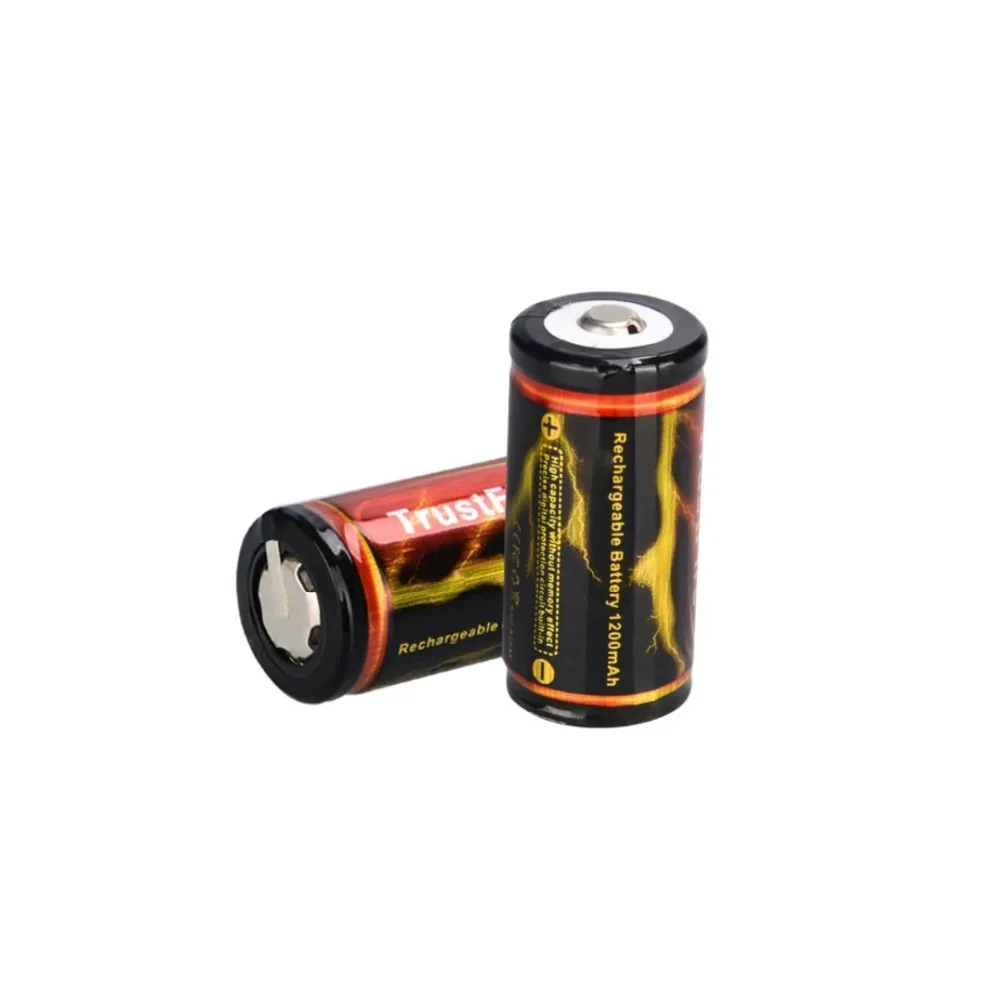 4 шт./лот Trustfire bateria 3 7 в 1200 мАч 18350 перезаряжаемая литиевая защищенная батарея для