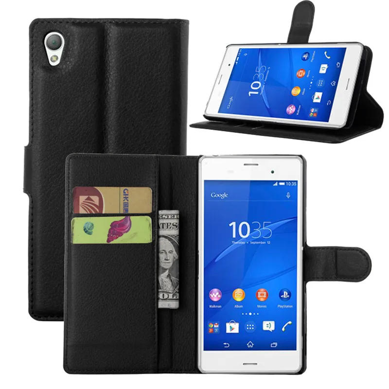 Чехол для Sony Xperia M4 Aqua E2333 E2303 роскошный кожаный чехол бумажник в стиле ретро