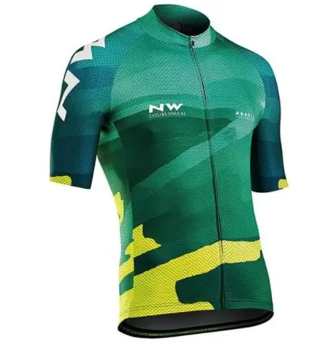 NW Велоспорт Джерси Топы летние гонки велосипедная одежда Ropa Ciclismo короткий рукав mtb велосипед Джерси рубашка Майо Ciclismo