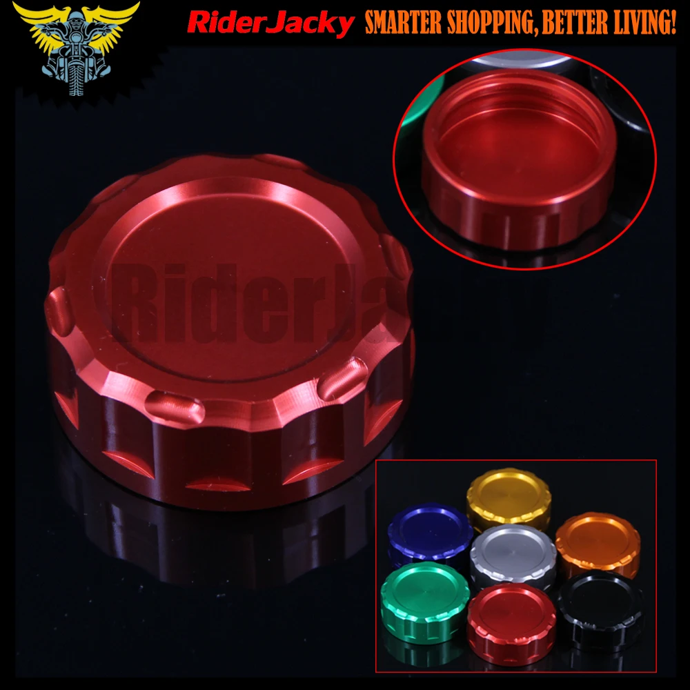 Красный Мотоцикл с ЧПУ сцепление жидкости резервуар Крышка главный цилиндр для