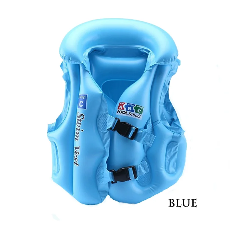 blue Регулируемый спасательный жилет, детский купальник, надувной бассейн, плавающий, детская одежда для плавания, для плаванья, для плаванья, для плавания, для катания на лодках, куртка безопасности - Цвет: blue