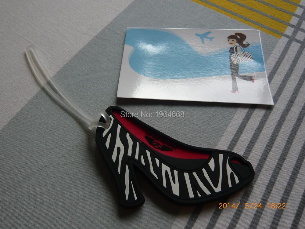 Свадебный подарок тапочки Золушки багажная бирка на высоком каблуке свадебный