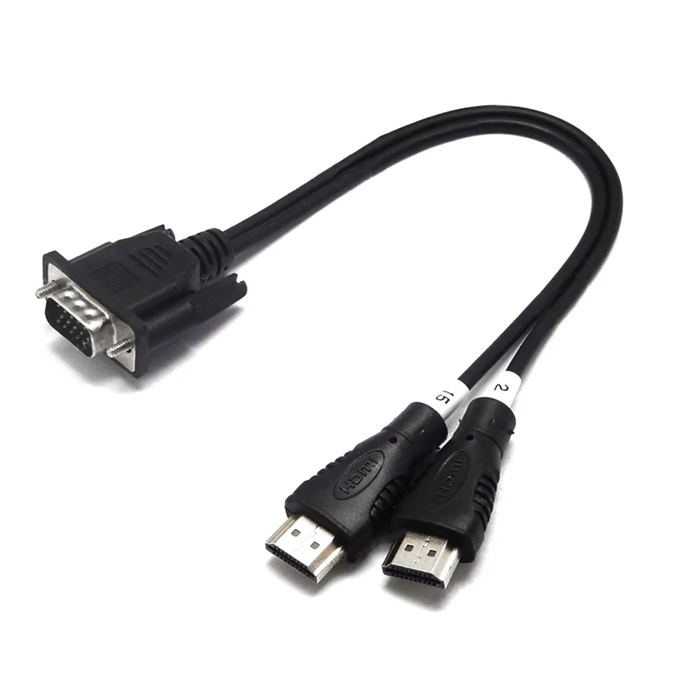 2 в 1 светодиодный кабель для чтения и записи данных с VGA на HDMI ЖК дисплей RT809F RT809H