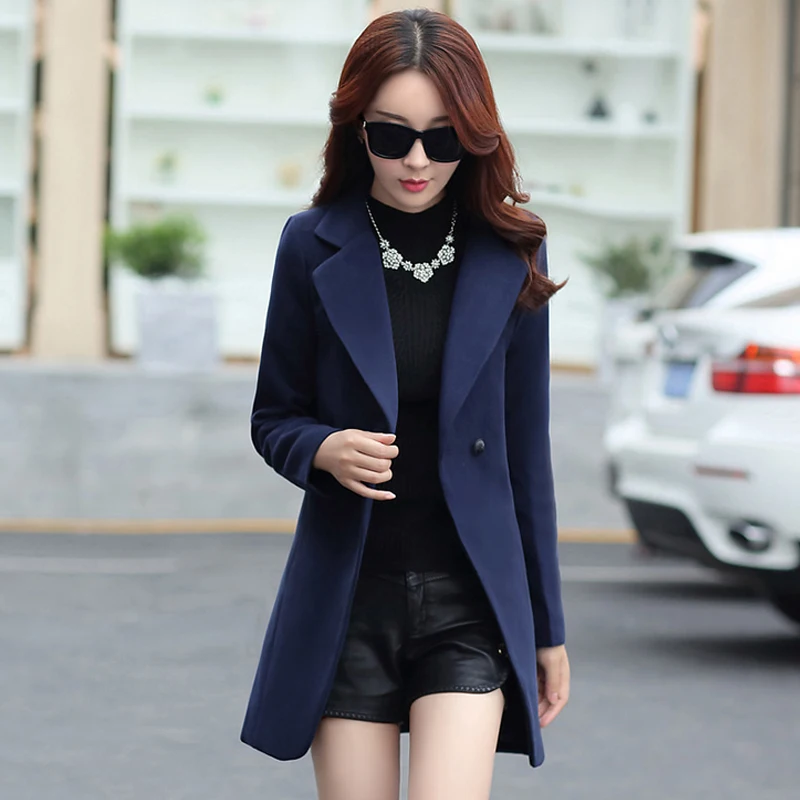 Зимнее пальто Для женщин шерсть s зима Куртки и Пальто для будущих мам длинные