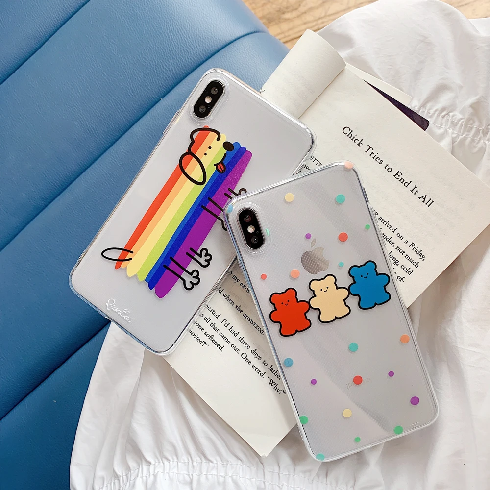 Мягкие прозрачные чехлы для телефонов iphone X XS Max XR 6 6S 7 8 Plus прозрачный силиконовый