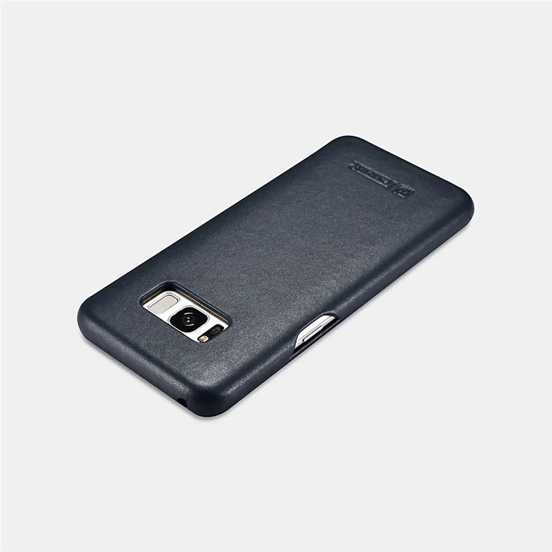 ICARER Роскошный чехол книжка из натуральной кожи для телефона Samsung S8Plus полностью