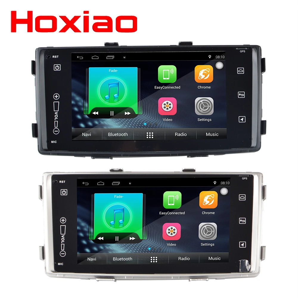 Hoxiao Android 8 1 для Toyota HILUX 2008 2014 GPS HD мультимедийный плеер карта навигации WIFI ROS BT без DVD