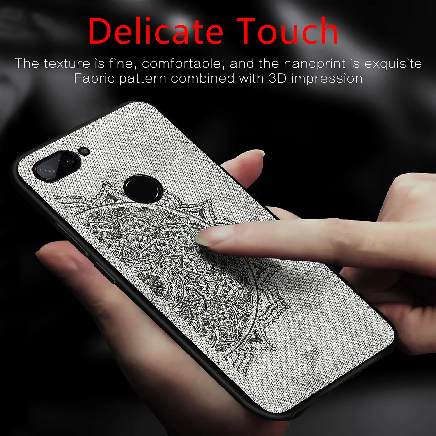 Luxury Cloth Texture Shockproof Case for Xiaomi Redmi 6 Cover Coque On 6A Go Magnetic Car Holder Protective Cases |