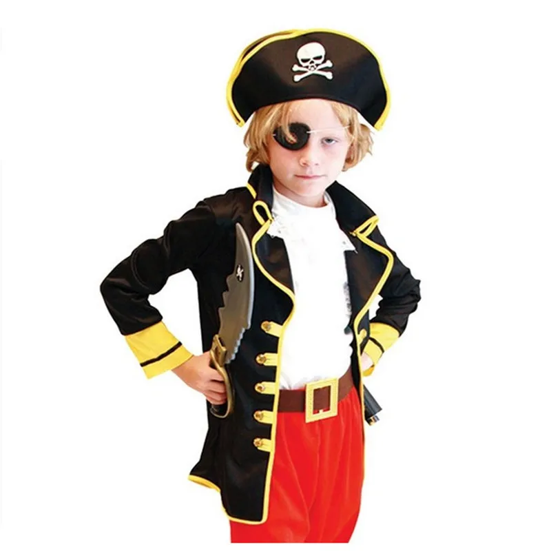 Children's day Costumes Pirates Halloween Christmas Gift for Children Kids Clothes Performance (no weapons) | Тематическая