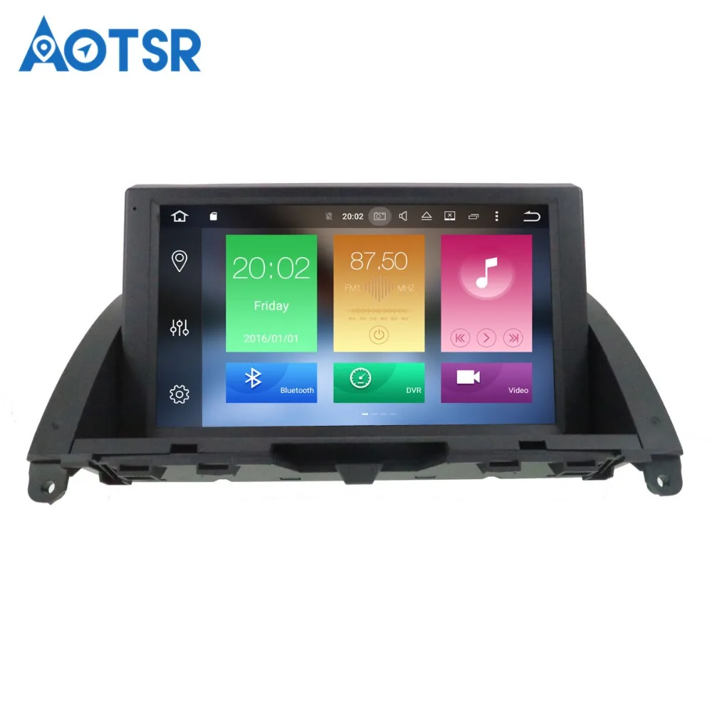 Aotsr Android 8 0 автомобиля gps Navi для Mercedes Benz C Class W204 C200 2007 ~ 2014 радио аудио и видео