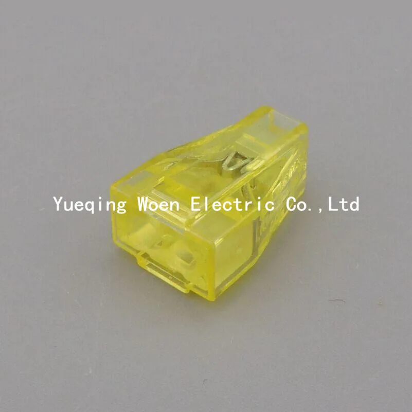 

Yellow transparent ES-102 wire connector building wire connector terminal copper wire 0.75~2.5mm wire