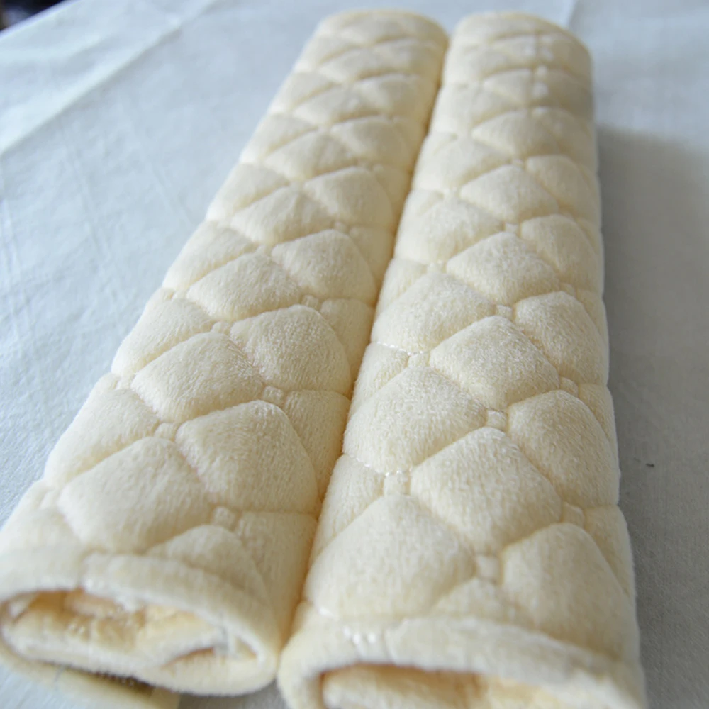 2 шт теплый мягкий плюшевый утолщенный автомобильный ремень безопасности мягкие