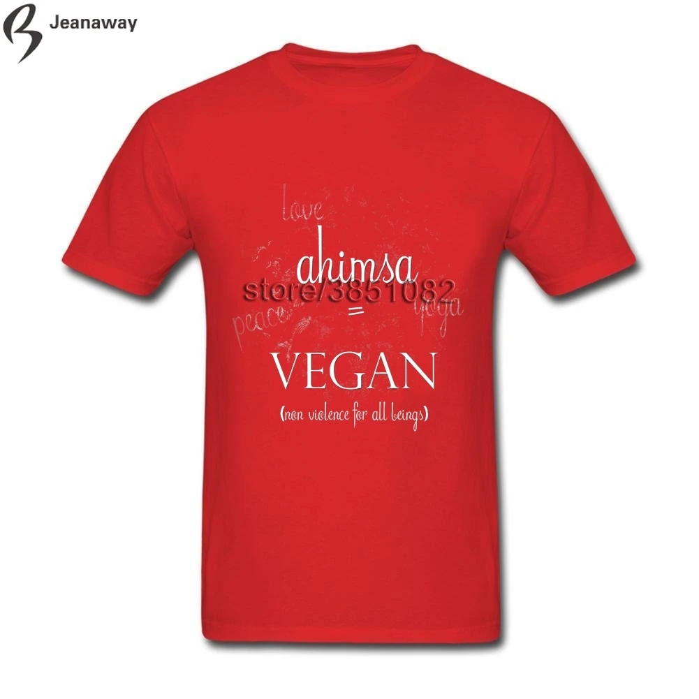 2018 летняя футболка ахимса Vegan Удивительный белый короткий рукав