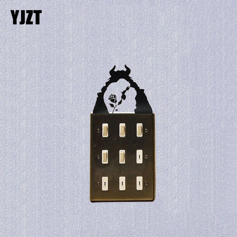 Модные декоративные наклейки на выключатель света с изображением красавицы и