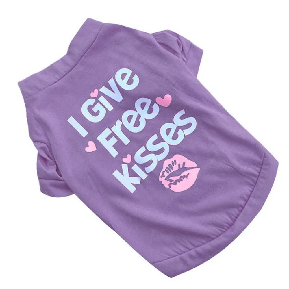 Tshirt New Dog Clothes For Small Dogs Winter Puppy Chihuahua Summer Cat Pet Vest Shirt Roupa Para Cachorro | Дом и сад