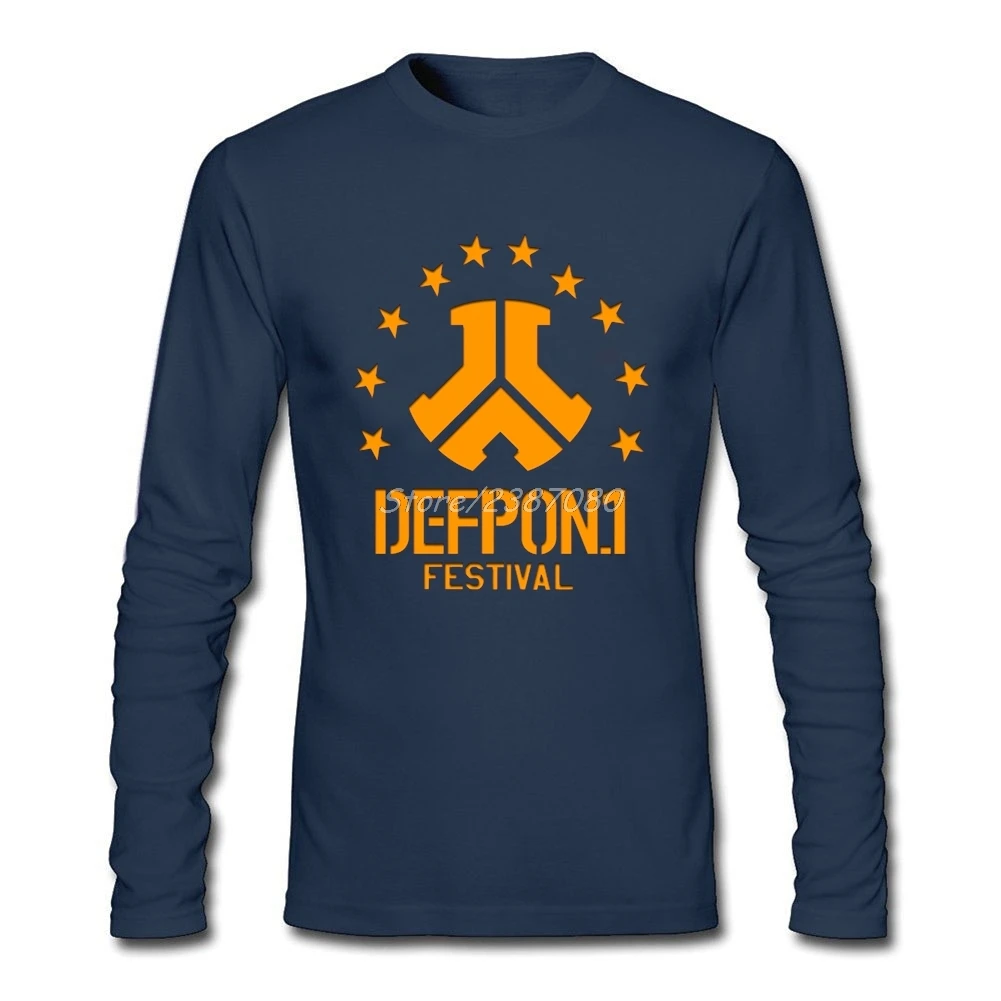 Defqon.1 футболка из хлопка на заказ мужские футболки с длинным рукавом модные 2020