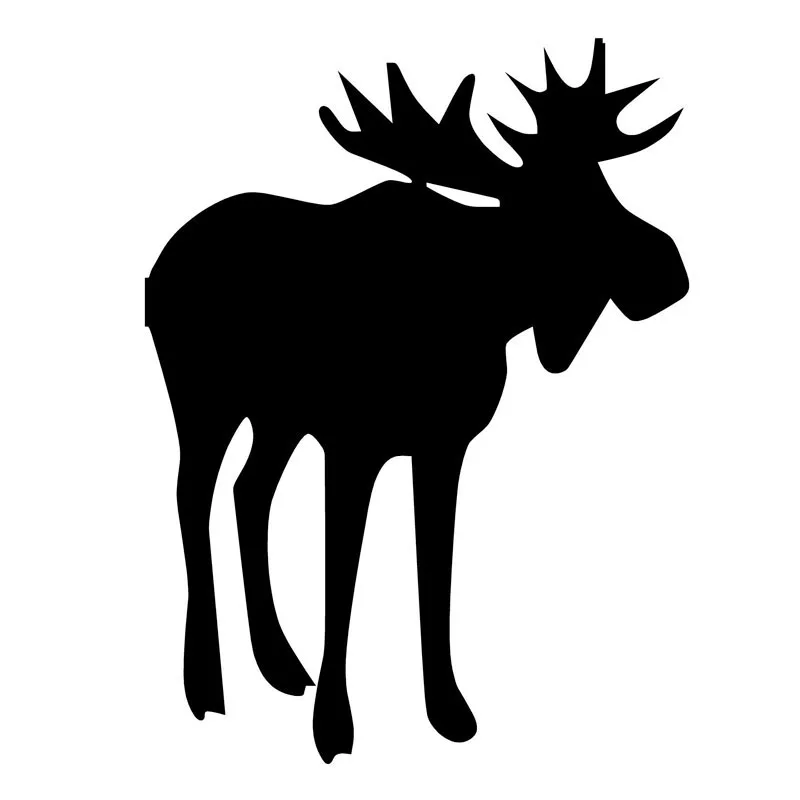 9 8*13 см Moose стикер автомобиля наклейка мультфильм животных аксессуары для