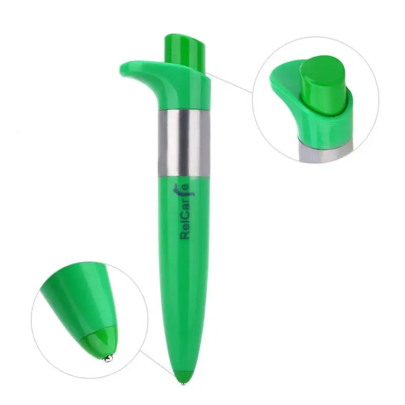 Accupuncture Pen Портативный Handhled электронные тела массаж шеи спине помощи точки