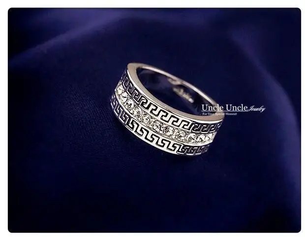 Бренд Дизайн розовое золото цвет австрийский горный хрусталь проложили G Ретро