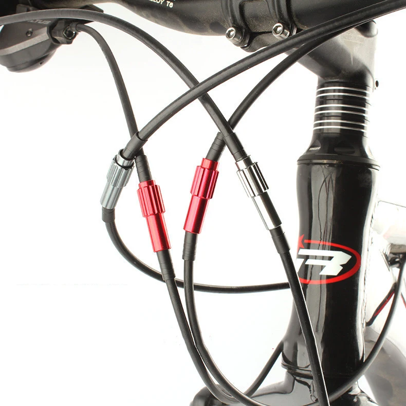 Bicycle Shift Derailleur Middle Section Screws Aluminum Alloy Change Adjustable Regulator Variable Speed Bike Shifting Cable Cap | Спорт и
