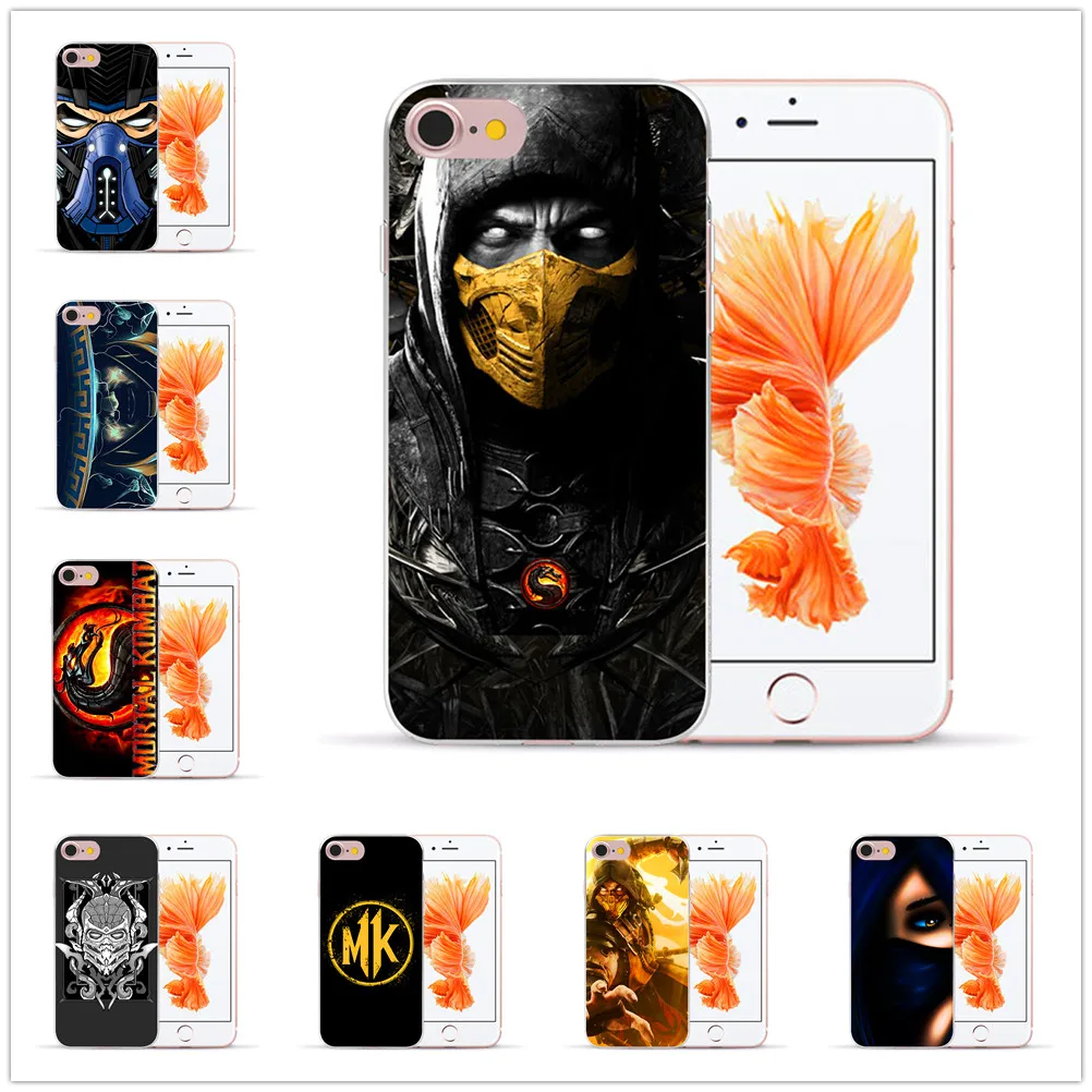 Mortal Kombat 11 роскошный Прозрачный Мягкий ТПУ силиконовый чехол для iphone 8 7 6 6s plus X Xr Xs
