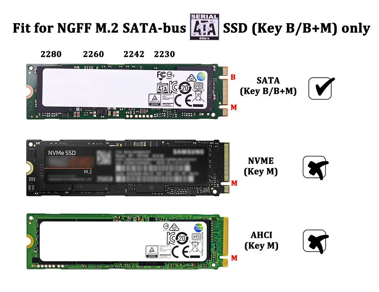 HOT M.2 Sata Ssd на Usb 3 0 внешний адаптер конвертер с Uasp поддержка Ngff 2280 2260 2242 2230