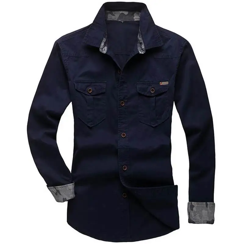 HEE GRAND/мужские облегающие рубашки с длинным рукавом хит продаж повседневные