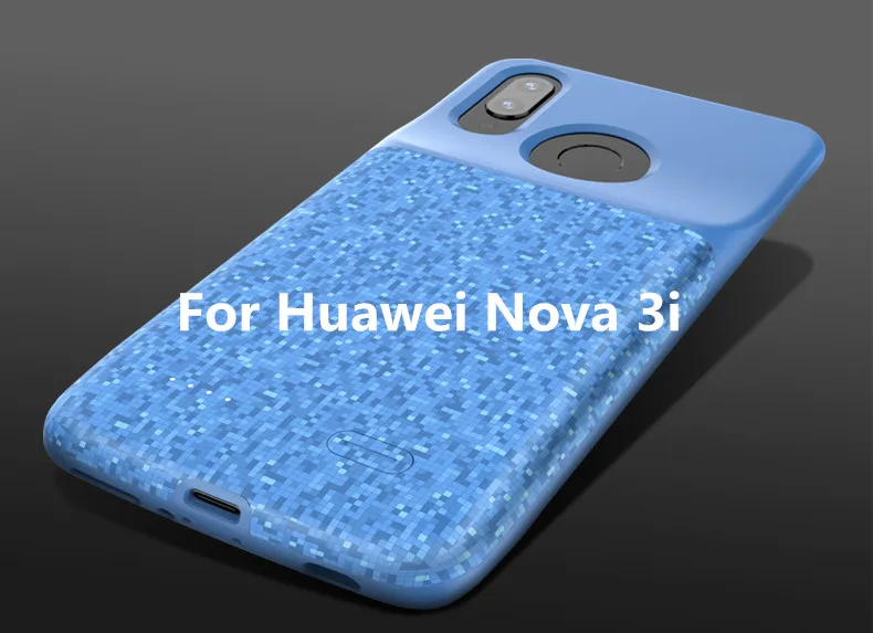 5200 мАч чехол для зарядного устройства для huawei Nova 3 3i ультратонкий внешний аккумулятор чехол для зарядки телефона для huawei Honor Play чехол для аккумулятора - Цвет: Blue for Nova 3i