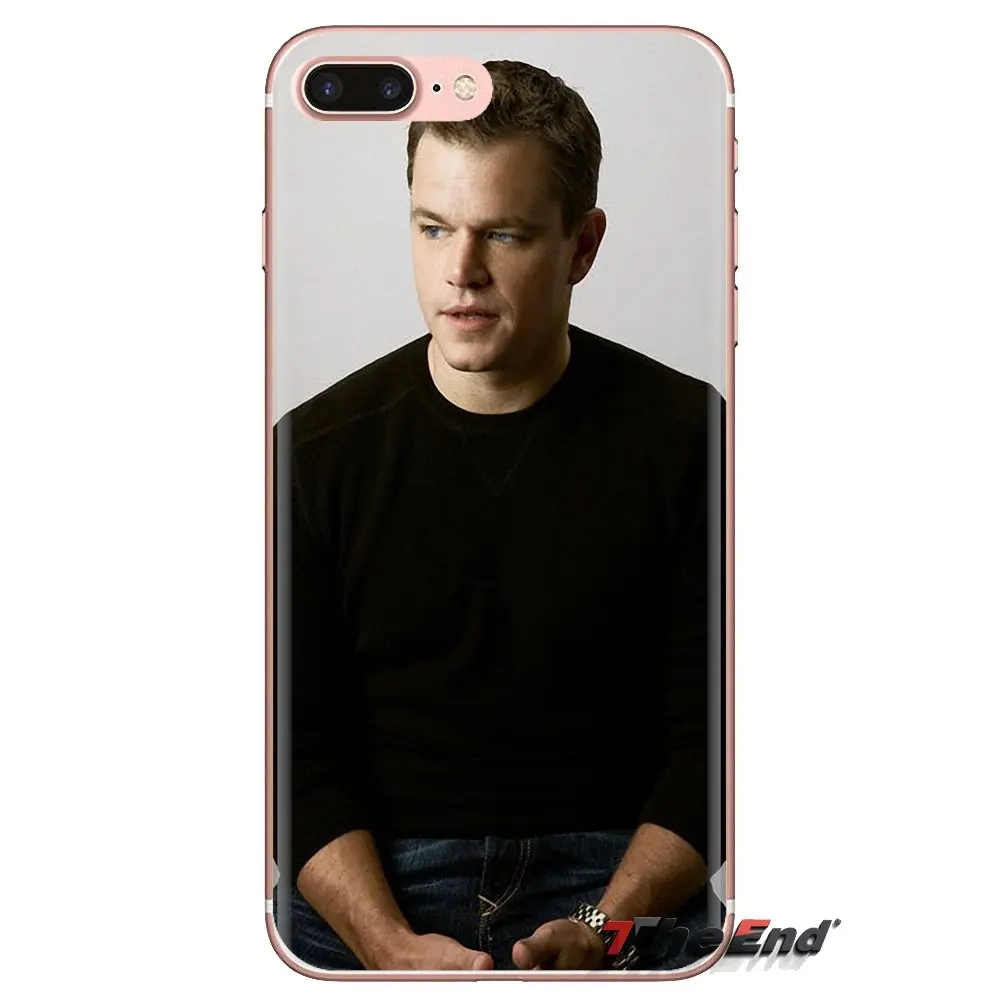 Transparent TPU Housing Matt Damon USA voice actor For Huawei Nova 2 3 2i 3i Y6 Y7 Y9 Prime Pro GR3 GR5 2017 2018 2019 Y5II Y6II |