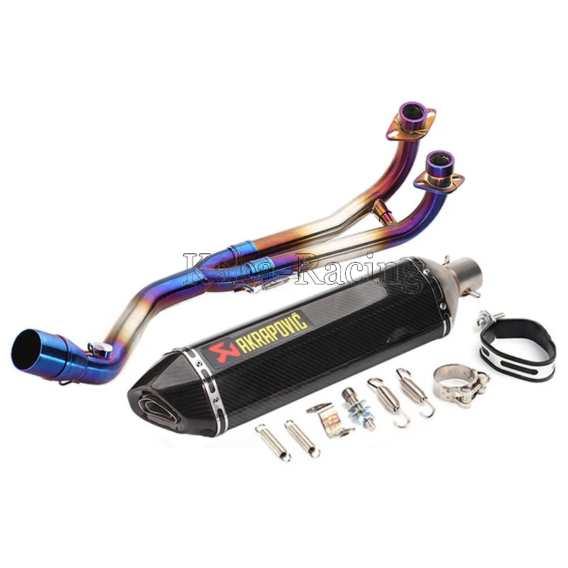 Выхлопная труба akrapovic полная система для Yamaha t max Tmax 500 530 tmax530 TMAX500 2008 до 2016 с