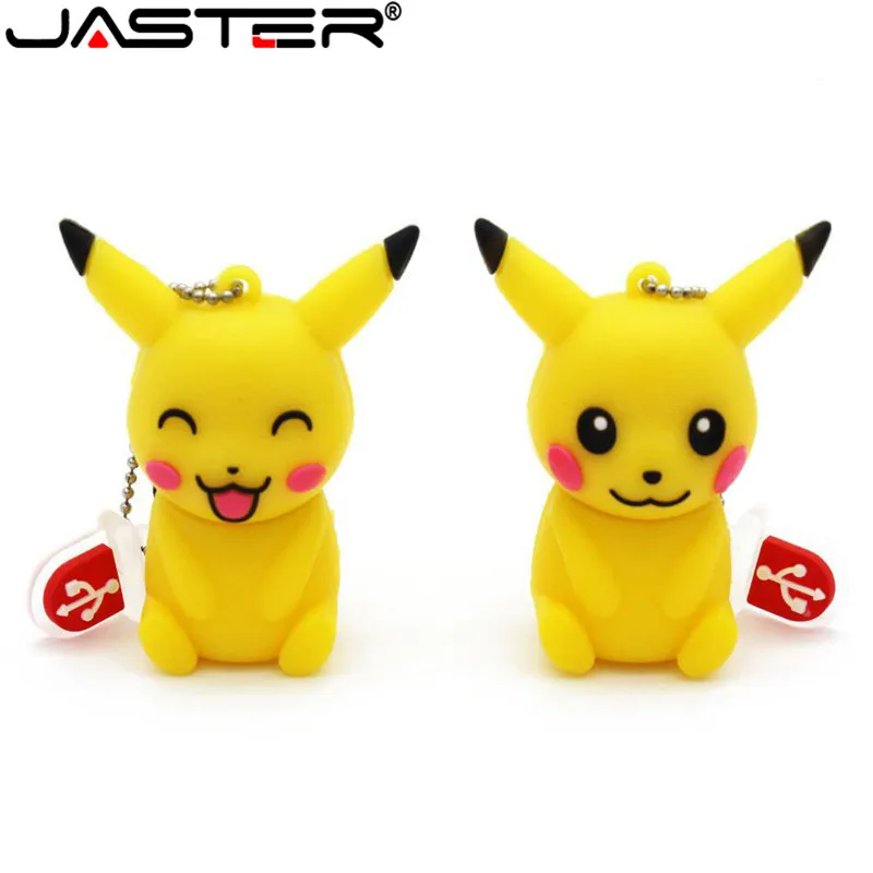 JASTER, новинка, Милый Пикачу, USB флеш-накопитель, USB 2,0, флеш-накопитель, Миньоны, карта памяти, флешка, 4 ГБ, 8 ГБ, 16 ГБ, 32 ГБ, 64 ГБ, подарок