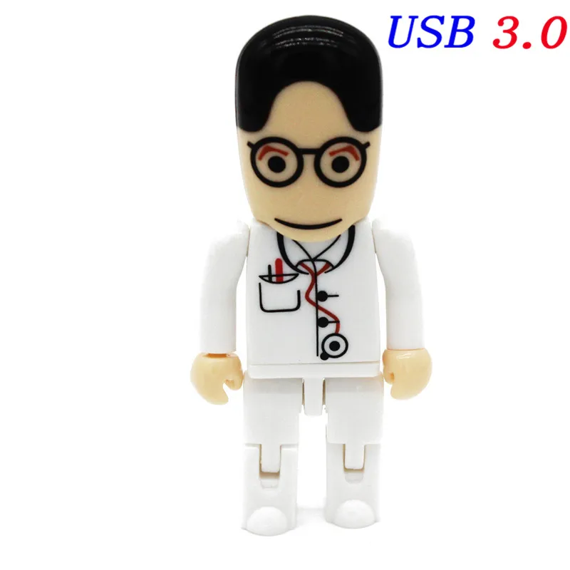 E JASTER speed Usb3.0 мультфильм доктор серия USB флэш-память 4 ГБ 8 ГБ 16 ГБ 32 ГБ 64 Гб клиника медсестры Флешка креативная карта памяти - Цвет: E